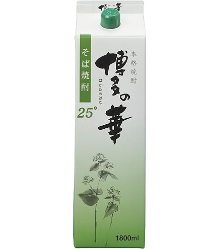 Amazon.co.jp: 福徳長 博多の華 すっきり麦パック [ 焼酎 25度 1800ml